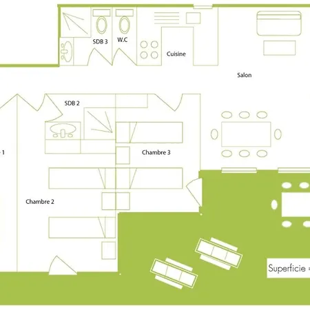 Semesterbostad Les Terrasses De Scalegiu